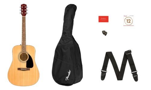 Fender FA-115 Dreadnought Pack Natural - guitar, gig bag, strap, picks and strings Fender FA-115 Dreadnought Pack Natural - guitar, gig bag, strap, picks and strings