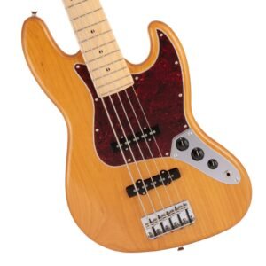 Fender Made in Japan Hybrid II Jazz Bass V Vintage Natural - body