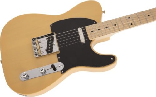 Fender Made in Japan Traditional 50s Telecaster Butterscotch Blonde - body angle