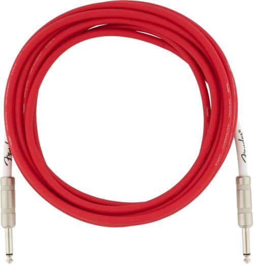 Fender Original Series Instrument Cable 15 ft Fiesta Red - product photo Fender Instrument Cable Original Series 15Ft Fiesta Red 990515010