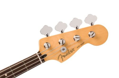Fender Player II Jazz Bass Hialeah Yellow - headstock Fender Bass Guitar Player II Jazz Rosewood Hialeah Yellow 140480561