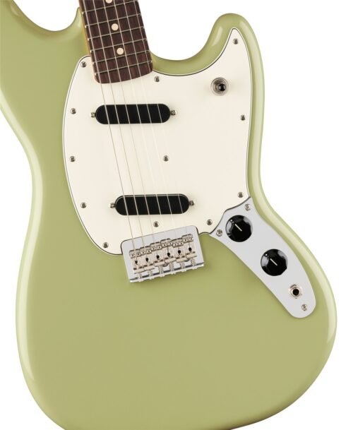 Fender Player II Mustang Birch Green - front body