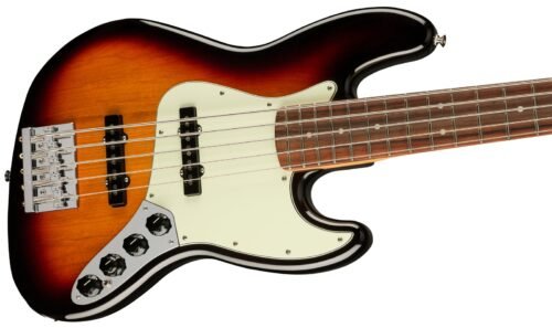 Fender Player Plus Active Jazz Bass V 3-Color Sunburst - angle view