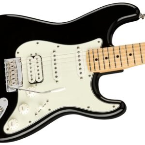 Fender Player Stratocaster HSS Black - body angle Fender Player Stratocaster HSS Black - body angle