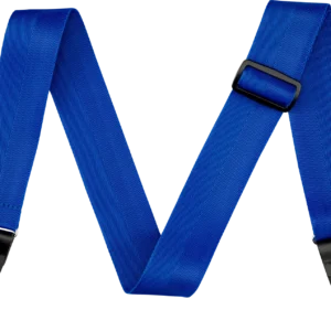 Fender Polypro Strap Blue - front Polypro Strap, Blue - 990662002