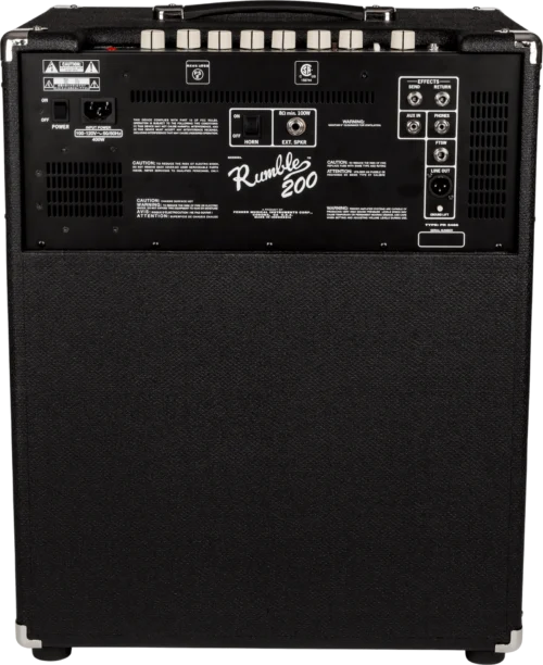 Fender Rumble 200 - rear panel Fender Bass Amp Rumble 200W 2370506900