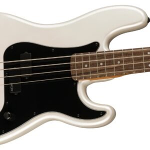 Fender Squier Contemporary Active Precision Bass PH Pearl White - angle view Fender Squier Contemporary Active Precision Bass PH Pearl White - angle view