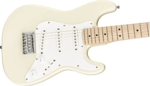 Fender Squier Mini Stratocaster Olympic White - body angle Fender Squier Mini Stratocaster Olympic White - body angle