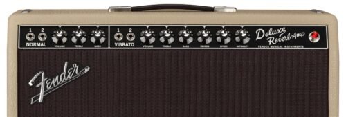 Fender Tone Master Deluxe Reverb Blonde - control panel Fender Tone Master Deluxe Reverb Blonde - control panel