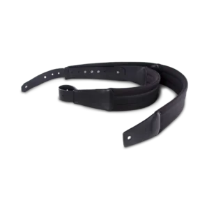 Gruv Gear DuoStrap Neo - fitted to a bass Gruv Gear DuoStrap Neo Ergonomic Double Guitar Strap (Black)