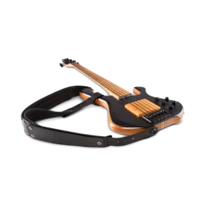 Gruv Gear DuoStrap Neo - logo end close-up Gruv Gear DuoStrap Neo Ergonomic Double Guitar Strap (Black)