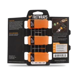 Gruv Gear FretWraps Orange 3-Pack - in package Gruv Gear FretWraps Orange 3-Pack - in package