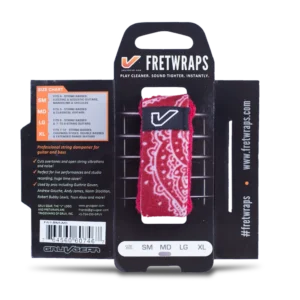 Gruv Gear FretWraps Red Bandana - in package