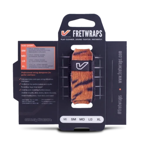 Gruv Gear FretWraps Wild Tiger - in package Gruv Gear FretWraps Wild Tiger - in package