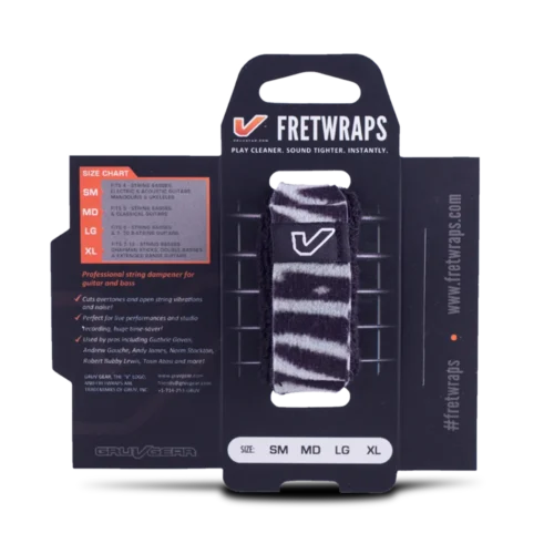 Gruv Gear FretWraps Wild Zebra - in package Gruv Gear FretWraps Wild Zebra - in package