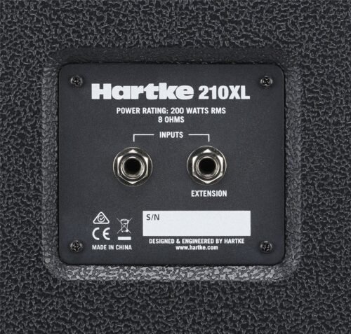 Hartke 210XL V2 - rear input panel Hartke 210XL V2 Bass Cabinet
