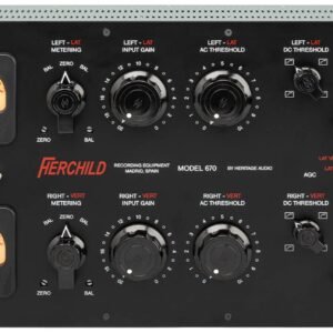 Heritage Audio Herchild Model 670 - angled view