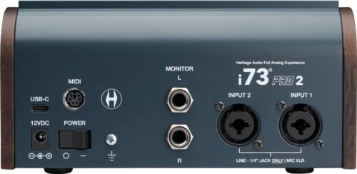 Heritage Audio i73 PRO 2 - rear panel connections Heritage Audio i73 PRO 2 - rear panel connections