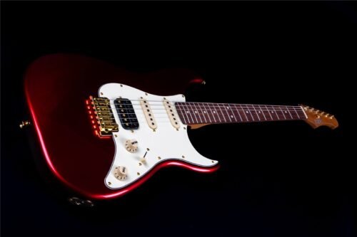 Jet JS-480 Wine Red - detail Jet JS-480 6 String Electric Guitar Wine Red