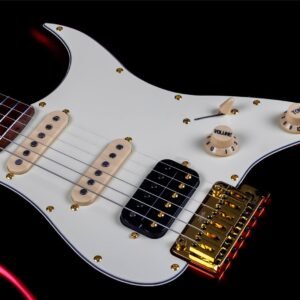 Jet JS-480 Wine Red - detail Jet JS-480 6 String Electric Guitar Wine Red
