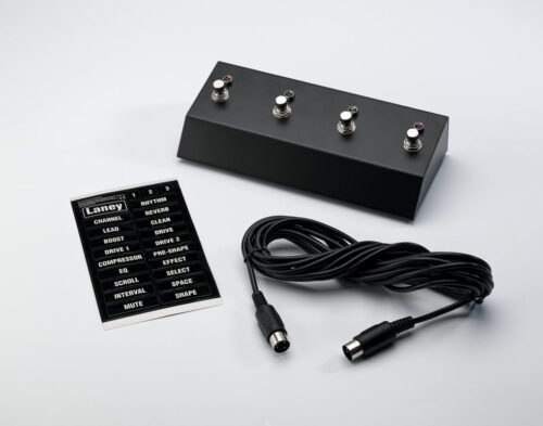 Laney FS4 - footswitch with cable and sticker kit Laney, Four Function Footswitch, FS4