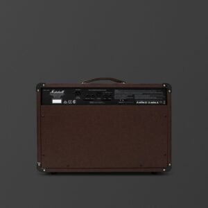 Marshall AS50D - back panel Marshall Acoustic Soloist AS50D 50 Watt Acoustic Guitar Amplifier with 2 Channels, Digital Chorus and Reverb