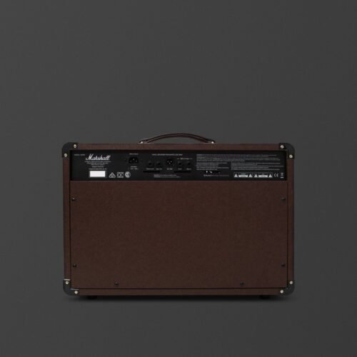 Marshall AS50D - back panel Marshall Acoustic Soloist AS50D 50 Watt Acoustic Guitar Amplifier with 2 Channels, Digital Chorus and Reverb