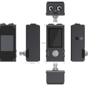 Peterson StroboStomp Mini - dimensions drawing