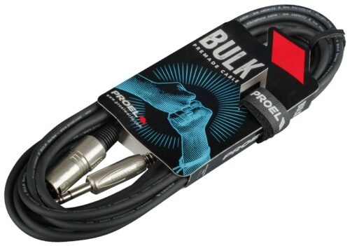 PROEL BULK230LU5 - 5 m TRS jack to XLR male cable