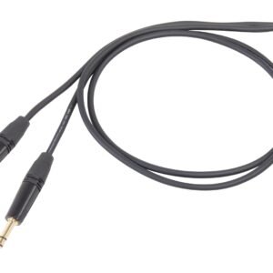 PROEL Die Hard DHS140LU2 - 2 m ONEHERO balanced TRS cable Proel DHS140LU2 DH.Bal.Cable 6.3ST-6.3ST BK 2M
