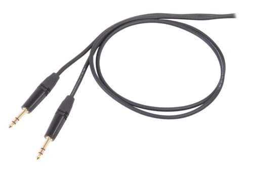PROEL Die Hard DHS140LU2 - 2 m ONEHERO balanced TRS cable Proel DHS140LU2 DH.Bal.Cable 6.3ST-6.3ST BK 2M