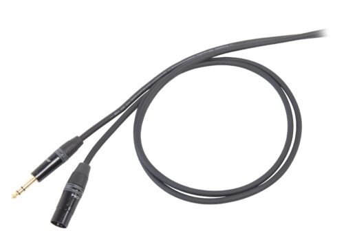 PROEL Die Hard DHS230LU5 - 5 m TRS jack to XLR male balanced cable ProEl DHS230LU5 DH.BAL.CABLE.3P.XLR.M.6.3.ST.BK (5 Metres)