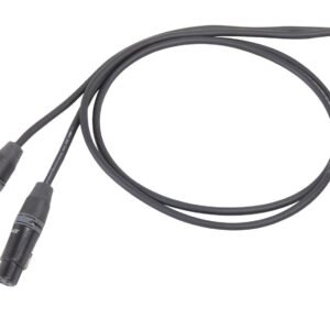PROEL Die Hard DHS240LU6 - 6 m XLR female to XLR male microphone cable ProEl DHS240LU6 DH.BAL.CABLE.3P.XLR.M.6.3.ST.BK (6 Metres)
