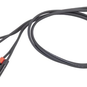 PROEL Die Hard DHS505LU3 - 2 RCA to 2 RCA stereo cable PROEL DHS505LU3 DH.Audio Cable 2 RCA-2RCA BK 3M,Black