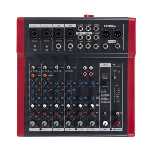 Proel MQ10FX MQ Series 10-Channel Compact Mixer with FX