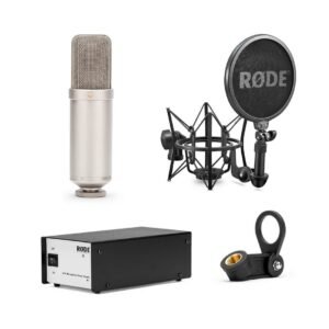 Rode NTK - microphone with power supply and mounts Rode NTK NTK Tube Condenser Microphone (Silver)
