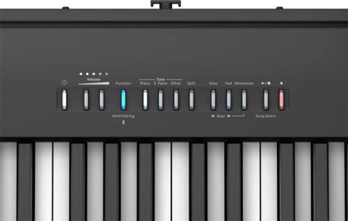 Roland FP-30X - control panel close-up, black Roland FP-30X Digital Piano, Black