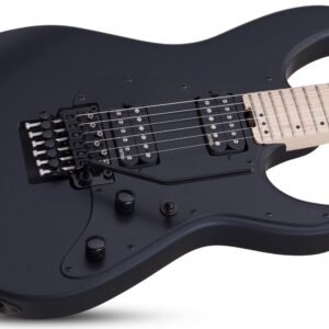 Schecter Sun Valley Super Shredder FR - Satin Black (SBK) detail view 2