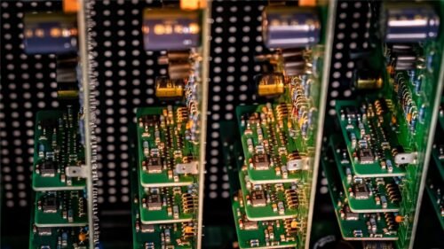 SPL Audio Crescendo 8 Preamp - inside view of the preamp boards