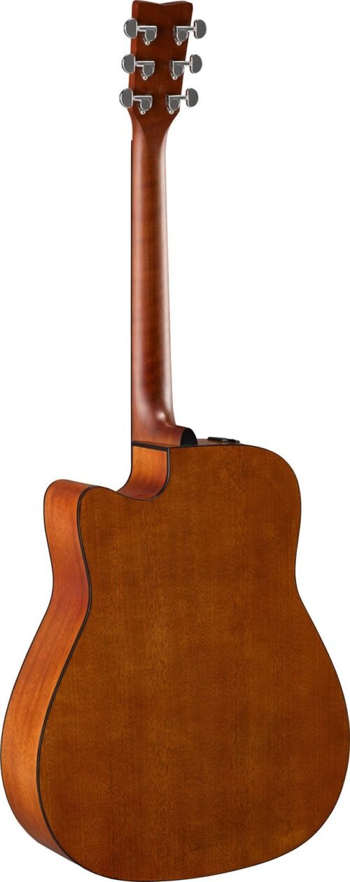 Yamaha FGX800C Cutaway Acoustic-Electric Guitar with Solid Top – Natural