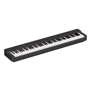 Yamaha P-225 Black - angled view without music rest Yamaha P-Series P-225B Digital Piano 88Keys, Black