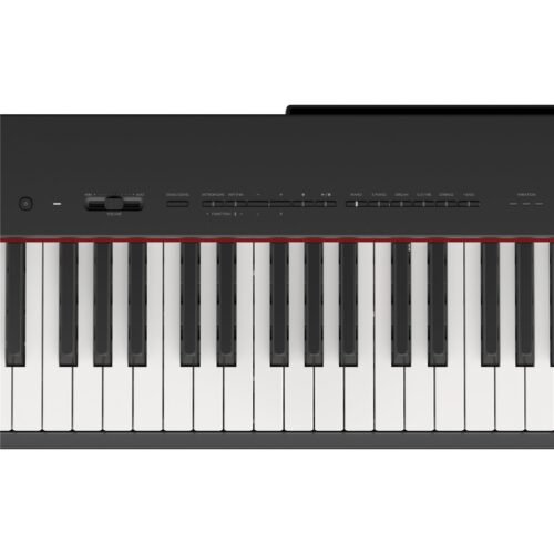 Yamaha P-225 Black - control panel close-up Yamaha P-Series P-225B Digital Piano 88Keys, Black