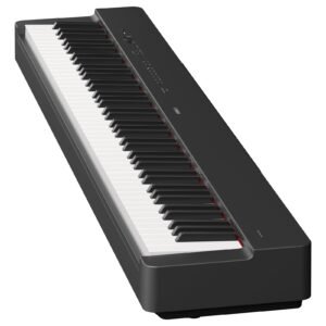 Yamaha P-225 Black - keyboard side view Yamaha P-Series P-225B Digital Piano 88Keys, Black