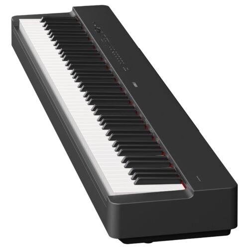 Yamaha P-225 Black - keyboard side view Yamaha P-Series P-225B Digital Piano 88Keys, Black