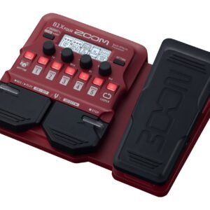 Zoom B1X Four Bass Multi-Effects Pedal (Red)