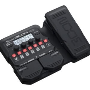 Zoom G1X FOUR - angled view with expression pedal Zoom G1X FOUR - angled view with expression pedal