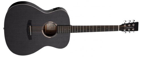 Tanglewood TWBB OE Blackbird Semi Acoustic Guitar, 6 Strings, Orchestra, Smokestack Black Satin Finish