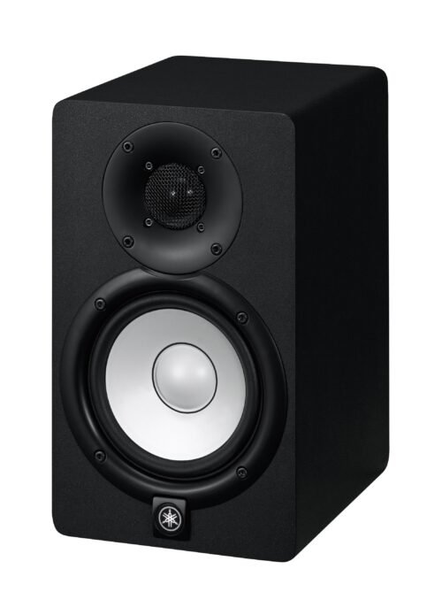 Yamaha HS5 - side angle view Yamaha HS5 5-Inch Active Powered Studio Monitor Pair - Black