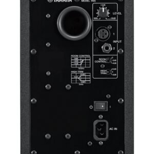 Yamaha HS5 - rear panel with XLR/TRS inputs and room controls Yamaha HS5 5-Inch Active Powered Studio Monitor Pair - Black