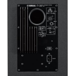 Yamaha HS8 - rear panel with XLR/TRS inputs and room controls Yamaha HS8 Powered Studio Monitor Black - Single